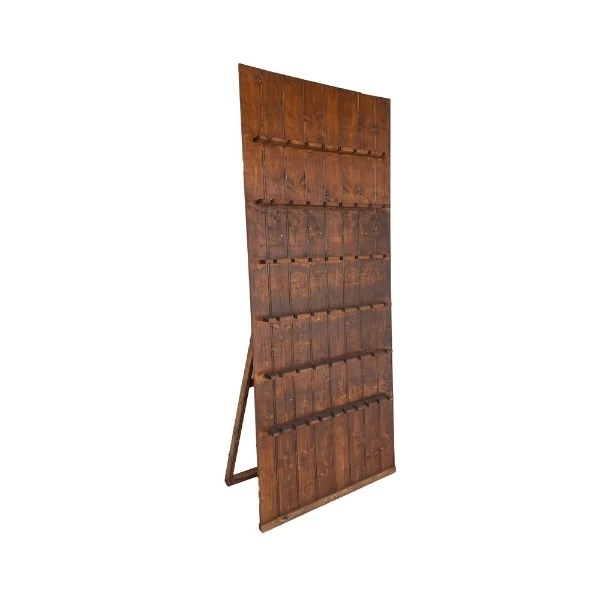 Champagne muur - hout